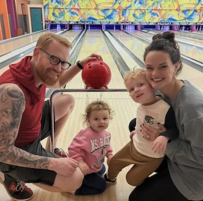 Tamera's son and his family.