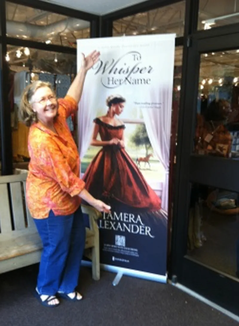Sweet friend and author Stephanie Grace Whitson visiting Belle Meade Plantation