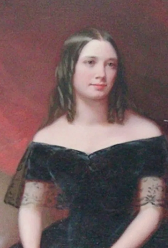 Portrait of Carrie Winder McGavock at age 18.