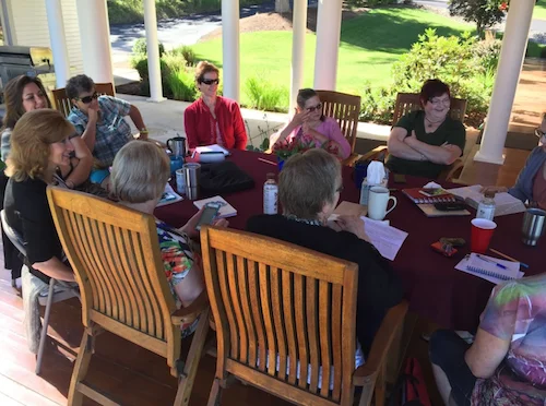 Coeur d'Alene Ladies writing retreat.