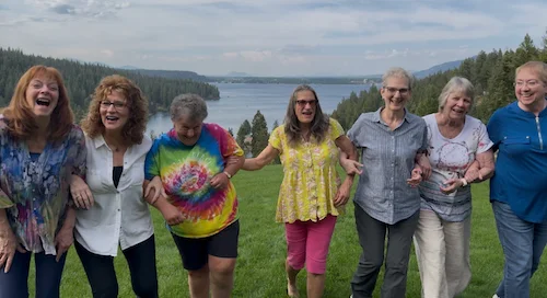Coeur d'Alene Ladies writing retreat.