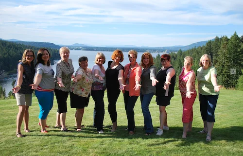 Coeur d'Alene Ladies writing retreat.