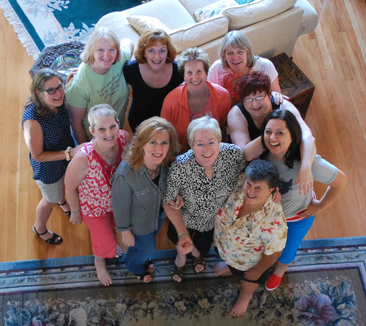 Coeur d'Alene Sisters group photo from the writing retreat.