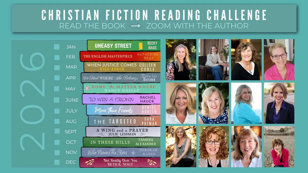 Join the 2026 Christian Fiction Reading Challenge