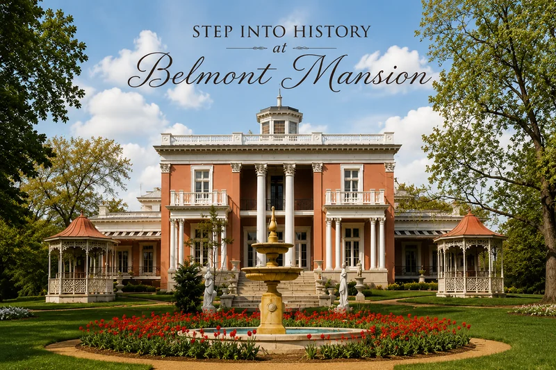 Belmont Mansion in Nashville, Tennessee—historic estate behind Tamera Alexander's Belmont Mansion Novels