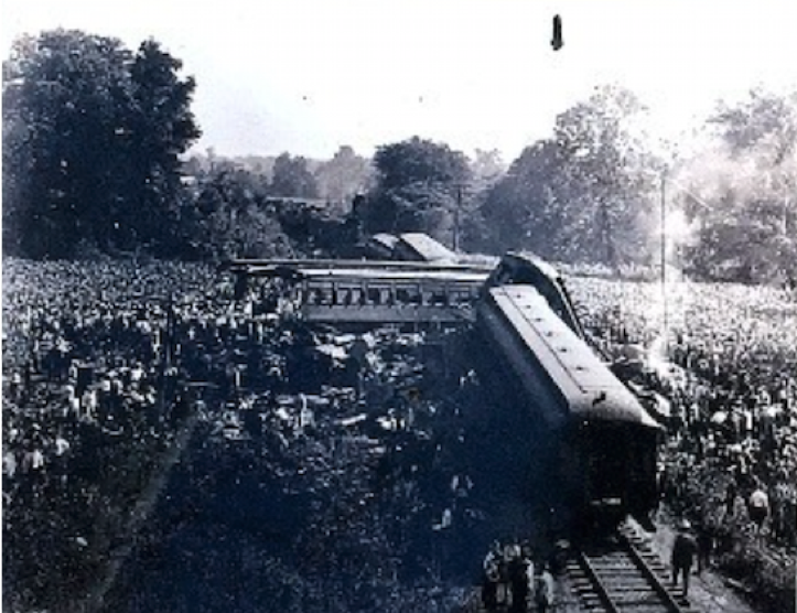 The Dutchman's Curve train accident, 1918, outside Nashville