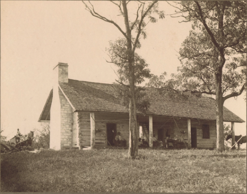 The old Harding cabin at Belle Meade Plantation where Uncle Bob and Ellen Green lived