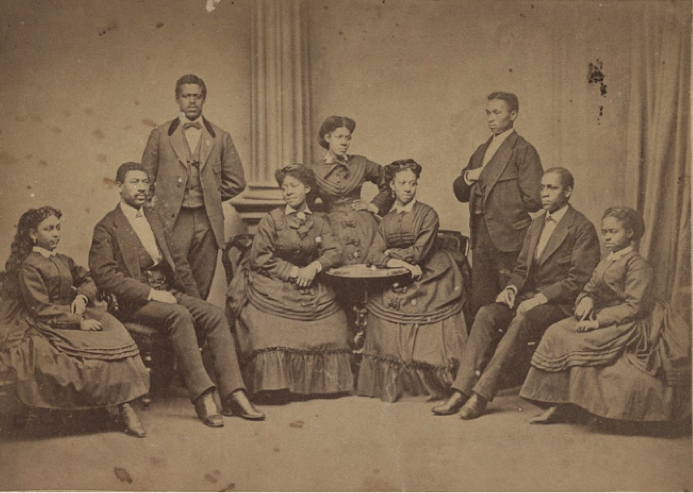 The original ensemble of the Fisk University Singers