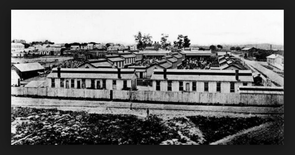 Former Union Army hospital barracks that housed Fisk University