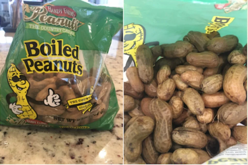 Boiled peanuts