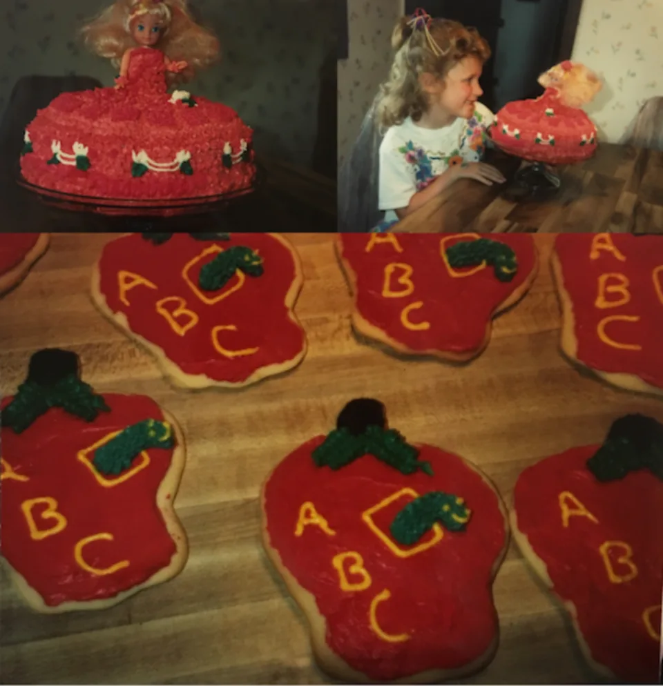 Tamera baking cookies