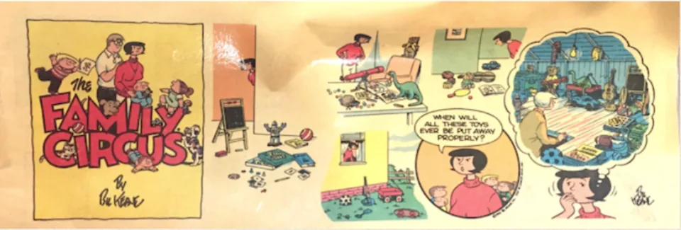 Family Circus cartoon
